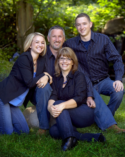 The Granholm Family – (from left to right) Kaycee, Danny, Katie and Ben – will be recognized at the Nevada County Fair as the Family of the Year. Credit: Photo provided by Shaffers Originals 
